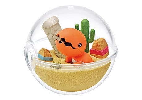 Pocket Monsters (2023) - Nuckrar - Pocket Monsters Terrarium Collection - Pocket Monsters Terrarium Collection Nonbiri na Hitotoki  (3) - Suna Kara Konnichiwa (Re-Ment)