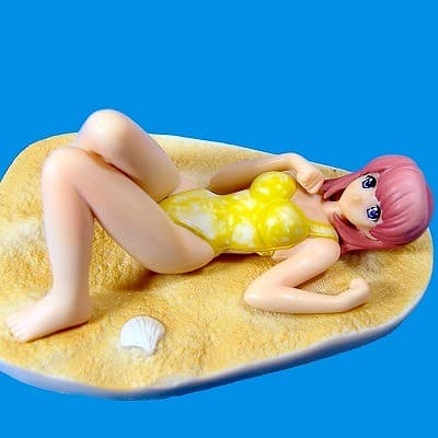 Pia♥Carrot e Youkoso!! 3 - Hasegawa Akemi - One Coin Figure Series - Pia♥Carrot e Youkoso!! 3 One Coin Figure Series - Yellow Swimsuit ver. (Kotobukiya)