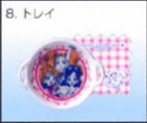 Futari wa Precure Max Heart - Cure Black - Cure White - Mepple - Mipple - Porun - Shiny Luminous - Bandai Shokugan - Candy Toy - Miniature - Precure Pretty Dish  (8) - Tray (Bandai)