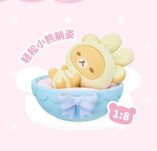 Rilakkuma - Flocky Figure - Rilakkuma Cradle Baby Series Flocked Figure - Lying (LDCX) 1