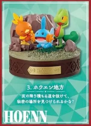 Pocket Monsters - Achamo - Kimori - Mizugorou - Pok&eacute;mon 30th Anniversary - Pok&eacute;mon Journey with You! Anniversary Hajimari no Bouken  (3) - Hoenn Chihou (Re-Ment)