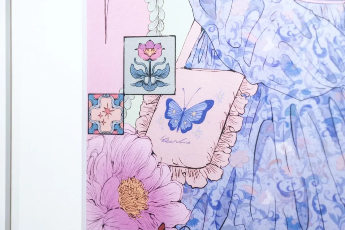 Original - Art Print - Flower Temperature - Flower Diary (Lu Jiao Yin Art Store) 3