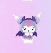 Kuromi - Kuromi Twin Collection Icon Box Figure Blind Box - Diamond A (Miniso) 1