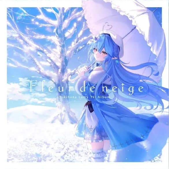 Riichu - 雪花菈米 - hololive - 專輯 - CD - Fleur de Neige - 普通版 (Hololive Records) 1