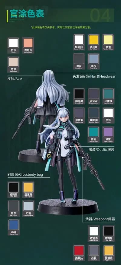 少女前線2：追放 - AK-Alfa - 桌面模型 - 展會限定 (Night Works)