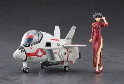 超時空要塞MACROSS - 鈴明美 - 蛋機系列 - VF-1J 女武神戰機 - 1/24 - 旗袍 (Hasegawa)