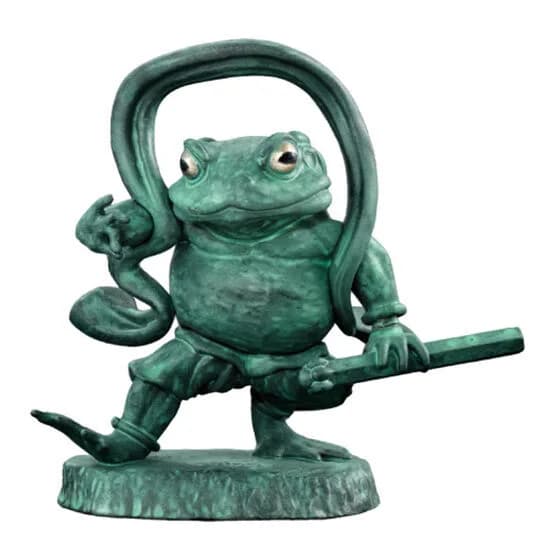 Original - Art in Gashapon - Art in Gashapon: Frog Statues of Kongo Rikishi  (2) - Gashapon - Frog Statues of Kongo Rikishi: Ungyo - Bronze Colored (Bandai) 1