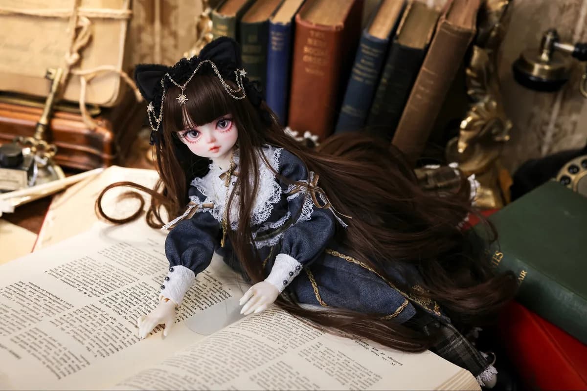 Original - Lucy - 1/4 - DOLK x Dear Mine, Book Nest Cat ver. (Dear Mine, Dolk) 12