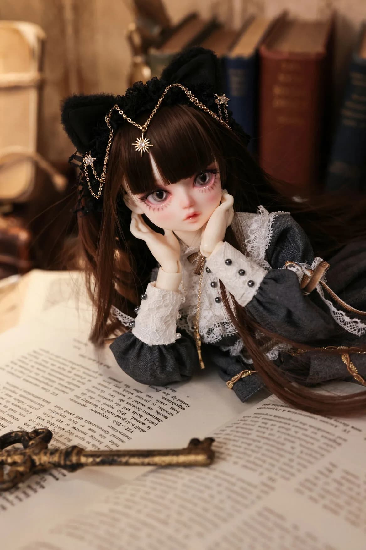 Original - Lucy - 1/4 - DOLK x Dear Mine, Book Nest Cat ver. (Dear Mine, Dolk) 18