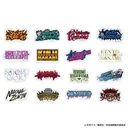 Jujutsu Kaisen - Banshou - Choso - Datto - Fushiguro Megumi - Gojo Satoru - Gyokuken - Hakari Kinji - Higuruma Hiromi - Hoshi Kirara - Ishigoori Ryuu - Itadori Yuji - Judgeman - Kenjaku - Kugisaki Nobara - Mahito - Nanami Kento - Nue - Okkotsu Yuta - Orimoto Rika - Orochi - Seiteishirazu - Sukuna - Zenin Maki - Zenin Naoya - Flake Seal - Name Logo (Toho)