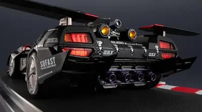 新世紀GPX閃電霹靂車 - 阿斯拉達 GSX - Variable Action Hi-Spec United - 1/18 - RS SIREN (MegaHouse, ThreeZero)