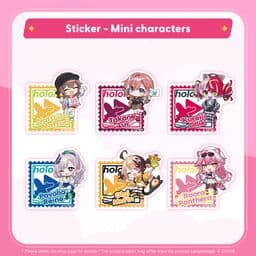 Hololive - Natsuiro Matsuri - Hololive Travel Collection Made in Indonesia Edition Vol. 2 - Mini Chara Sticker (Cover Corporation)
