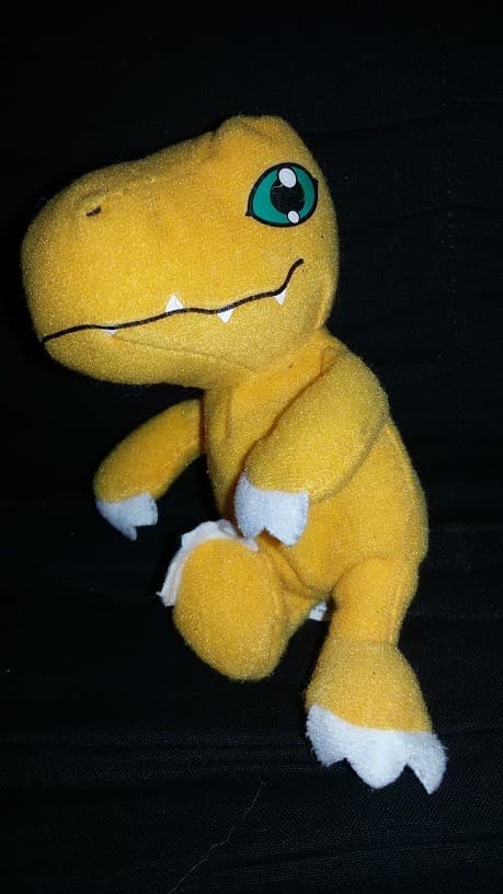 Digimon Adventure - Agumon - 2001 McDonald's Promotional Digimon Plush - Happy Set (McDonald's)